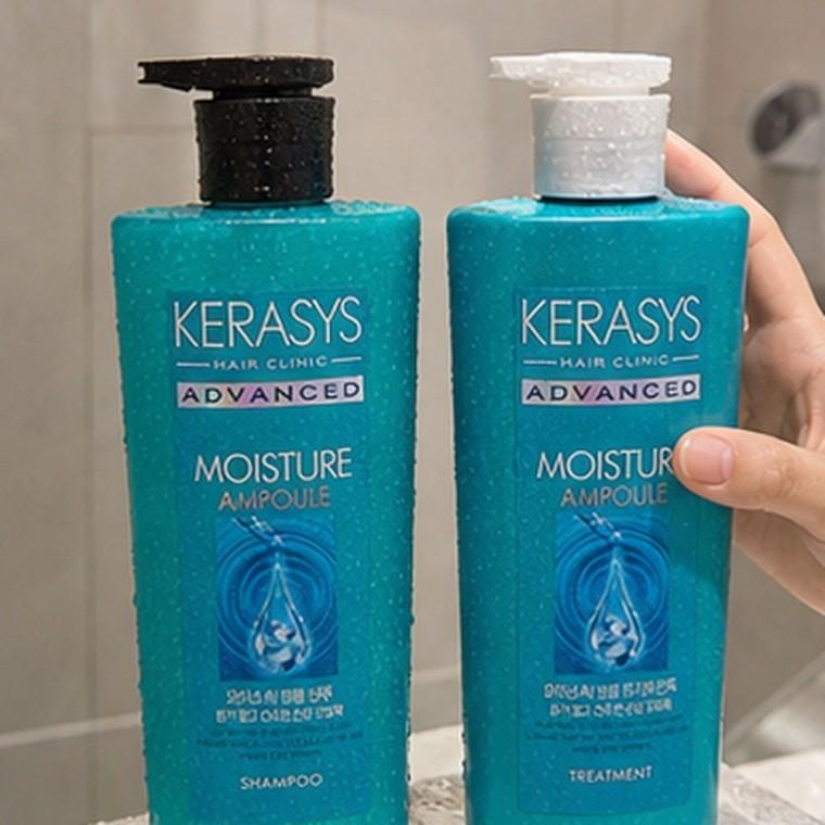 모이스춰 앰플 샴푸 트리트먼트 세라마이드 수분 충전 600ml 각
