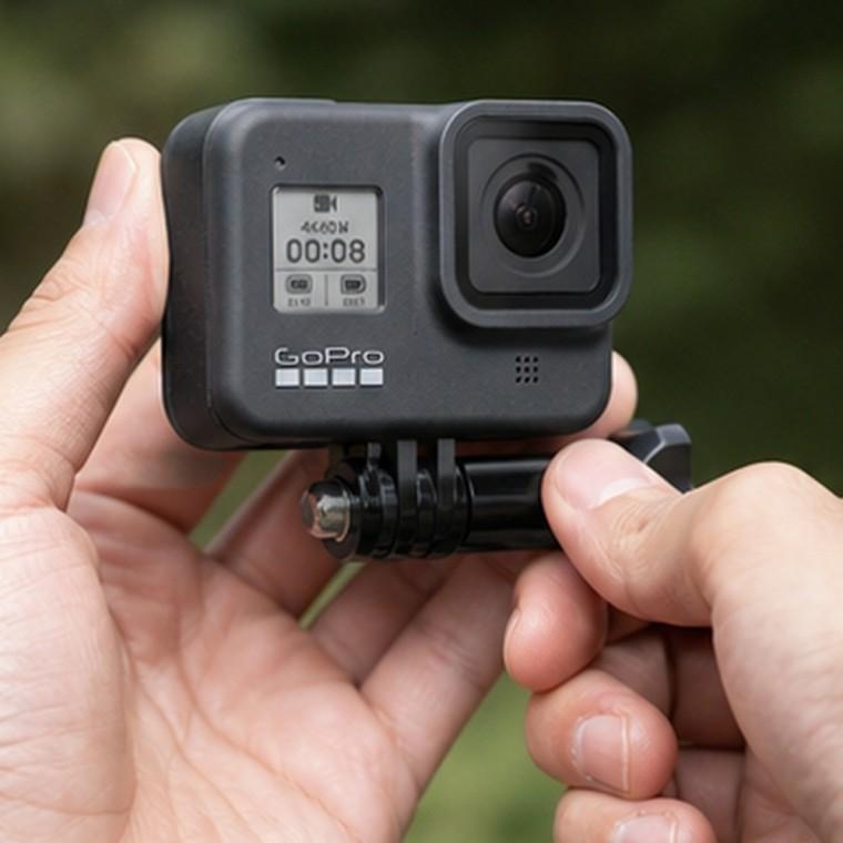 액션캠 볼트 마운트 블랙 ABS 니켈도금 55mm 고정 나사 베이직