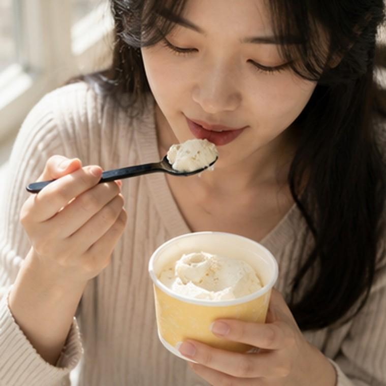 검정 아이스크림스푼 PS 8.5cm 개별포장 1000개
