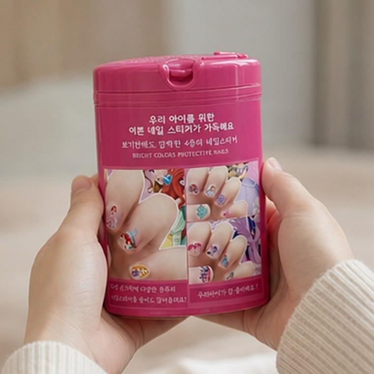여아 아동 캐릭터 네일스티커 겨울왕국 프린세스 소피아 공주 미키마우스