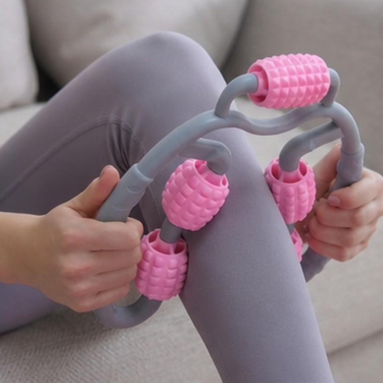 바디롤링 5롤 3D 회전 지압볼 마사지기 허벅지 종아리 팔 목어깨 전신