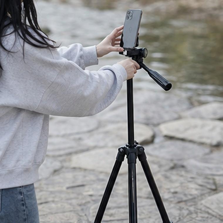 카메라 삼각대 높이조절 접이식 손잡이형 헤드 스마트폰 거치 액션캠 DSLR