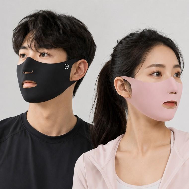 페이스 UV 자외선차단마스크 골프 자전거 스포츠 러닝 등산 얼굴 안면 햇빛 패치