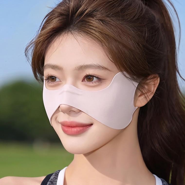 여성 골프마스크 기미방지 패션 페이스커버 나비마스크 냉감 스포츠 러닝 얼굴가리개