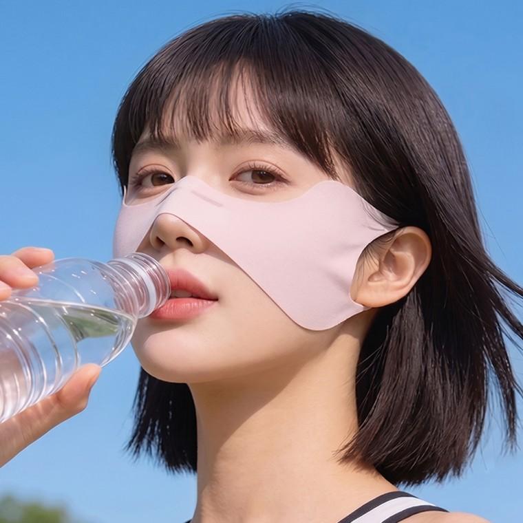 자외선차단 나비형 마스크 냉감 스포츠마스크 등산 러닝 여성 광대마스크 기미방지 패션 얼굴햇빛가리개