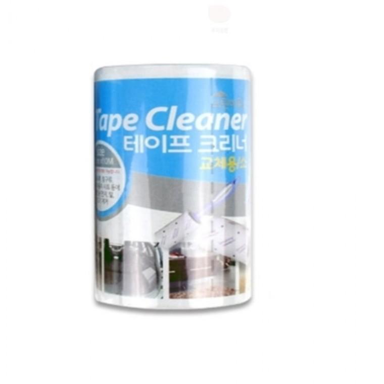 손잡이 테이프클리너 소형 리필 2P 옷먼지제거기 청소롤테이프 머리카락청소