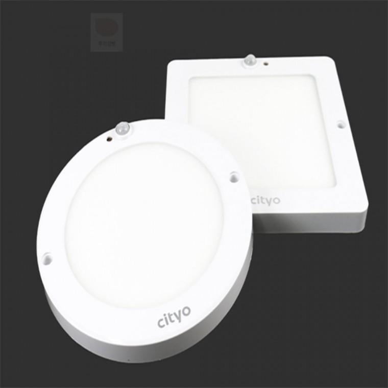 LED 센서등 16W 무선센서등 계단센서등 원형센서등