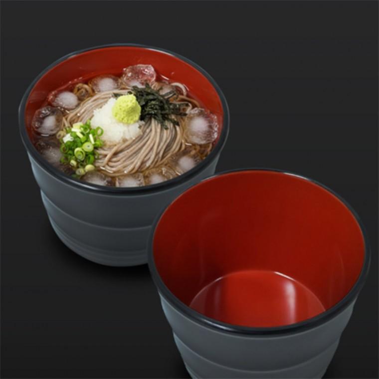 멜라민그릇 적투톤 모밀그릇