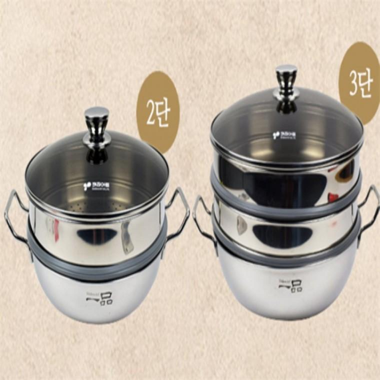 3단찜기 일품 찜냄비 3단