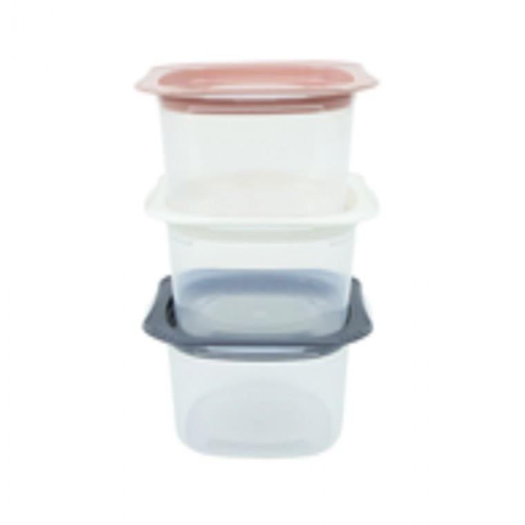 사각반찬통 냉동밥 세트 1호 300ml