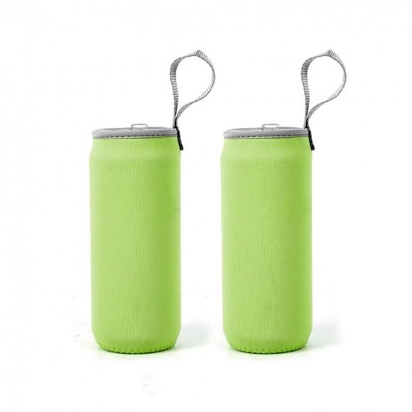 네오프렌 물병 파우치 2P세트(550ml) (그린)