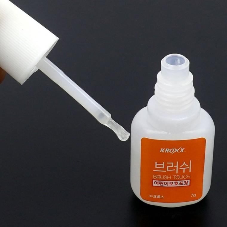 브러시 펜형 접착 7g 정밀 세밀 손쉬운 도포 공작 DIY 작업