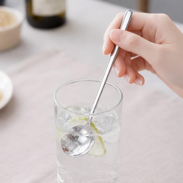 미라주 304 스텐 롱티스푼(15cm) (실버) 304스테인리스롱티스푼 304스테인리스티스푼