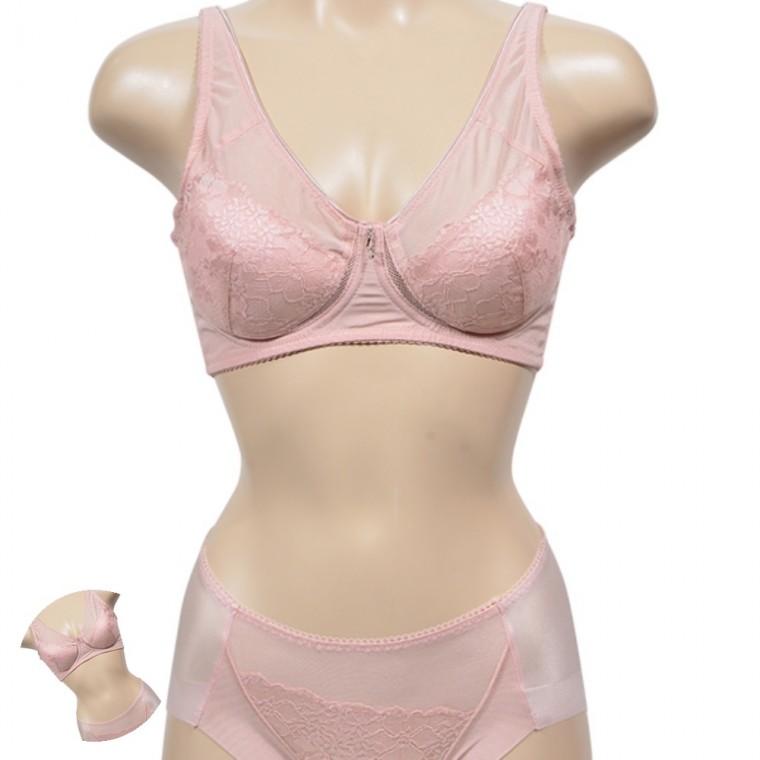 레이스 풀컵 노와이어 B컵 브라팬티세트 여성노와이어속옷 노와이어브라팬티세트 노와이어면브라 편한속옷