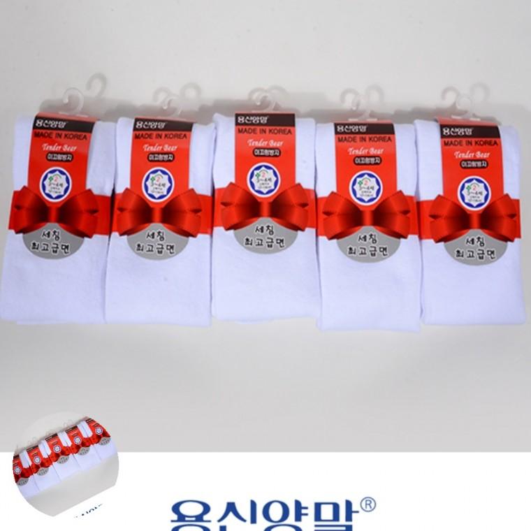 아동 면타이즈-1켤레 여아타이즈 어린이양말 여아발레타이즈 남아레깅스 흰색타이즈