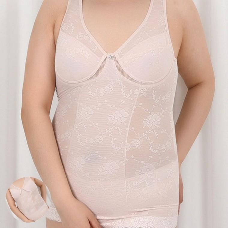 치마형 쉐이퍼B컵 빅사이즈보정속옷 노몰드컵 복부보정속옷 인견쉐이퍼 인견보정속옷