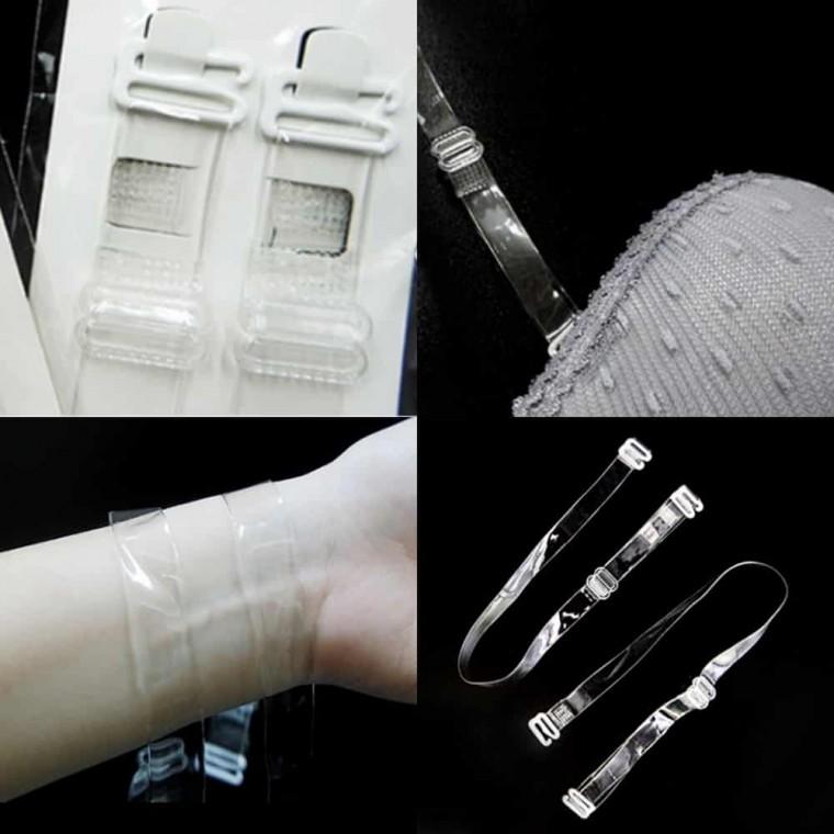투명 누드 브라끈 1cm 브래지어투명끈 누드끈 투명브라끈 브라자투명끈 투명속옷끈