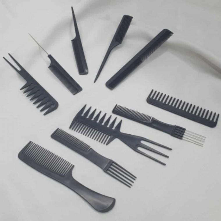가르마 빗 10종 세트 셀프미용빗 헤어브러쉬 남자헤어브러쉬 남성머리빗 남자머리빗