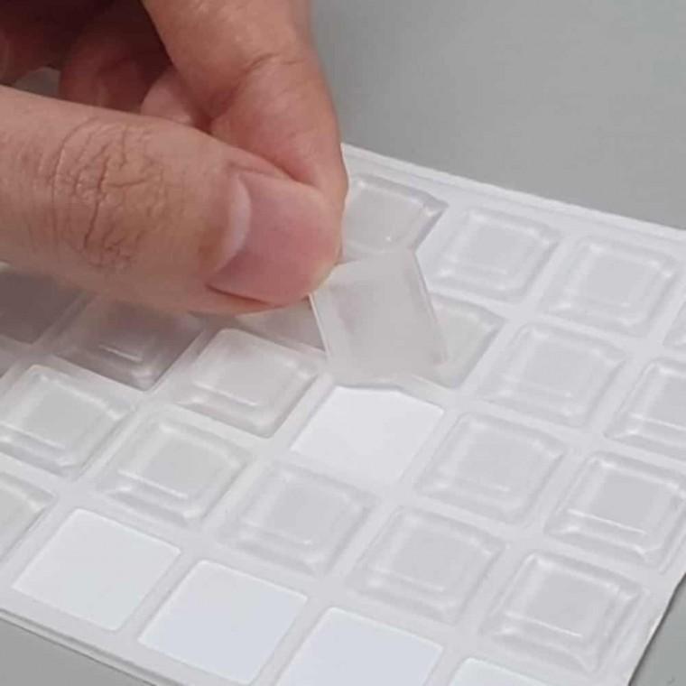 실리콘 스티커 12.7x3mm 소음방지범퍼 문콕방지 방문스토퍼 도어충격방지패드 충격방지패드