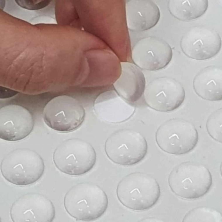 실리콘 스티커 11x5mm 소음방지패드 도어충격방지패드 문콕방지 소음방지범퍼 충격방지패드