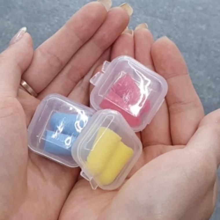 스펀지 이어플러그 10개입 세트 소음차단이어플러그 소음차단귀마개 공부귀마개 수면이어플러그 소음방지귀
