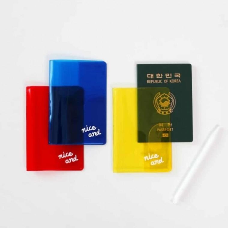 반투명 여권 커버 비행기표케이스 여권홀더 커플여권케이스 티켓케이스 패스포트커버