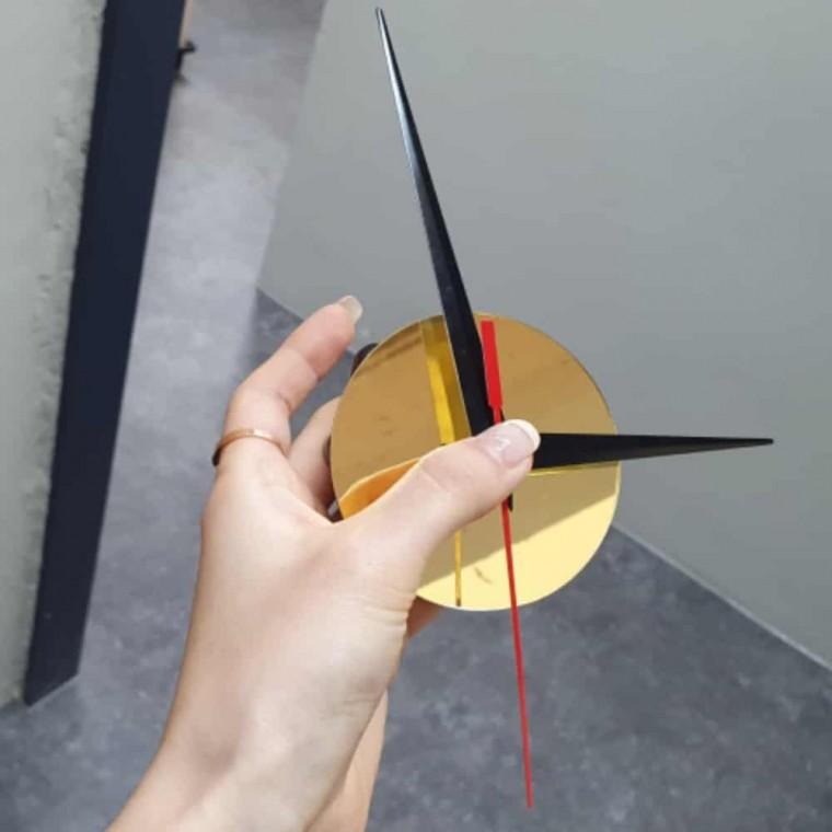 DIY 저소음 벽시계 (골드) 거실인테리어시계 집들이선물시계 사무실벽시계 특이한벽시계 거실용벽시계