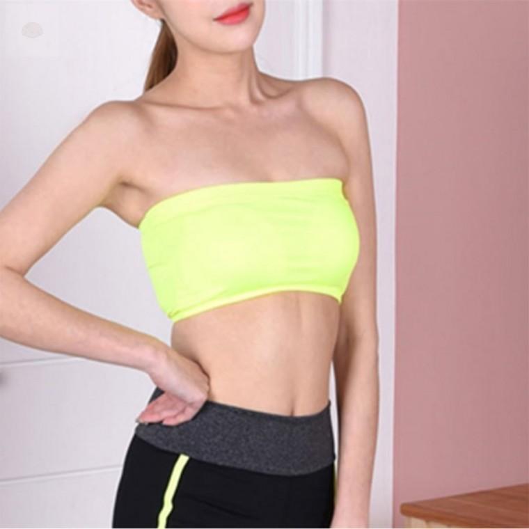 브라 튜브탑 끈없는 스포츠 여름 쿨링 이너 브라탑 오프숄더이너 여름브라 이너브라