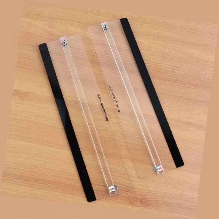 아크릴 메모보드 30cm 컴퓨터메모패드 모니터메모홀더 컴퓨터메모판
