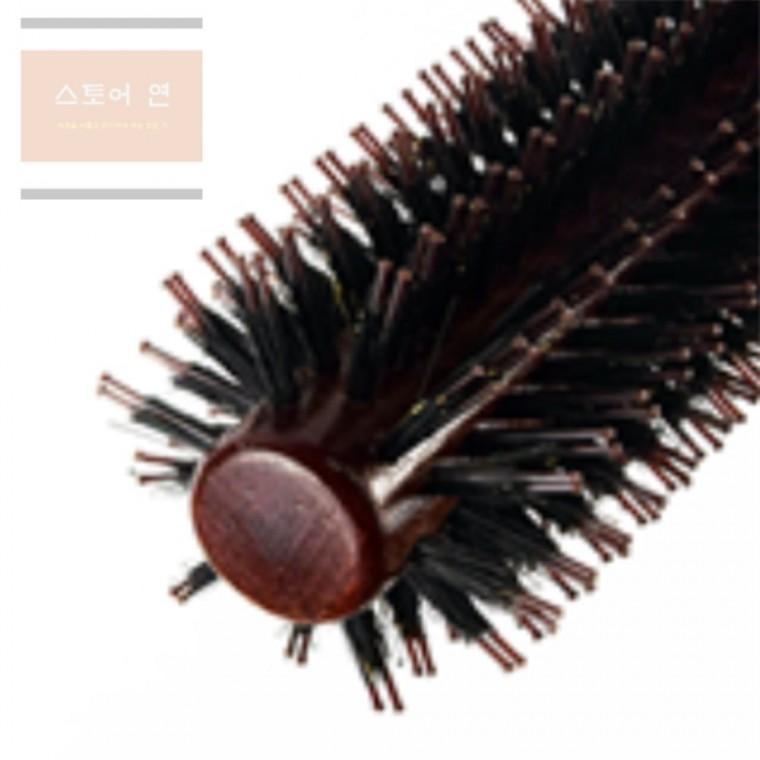 연은마트 노폐물제거 엉킴방지 원목 롤브러쉬 미용소품 남성용