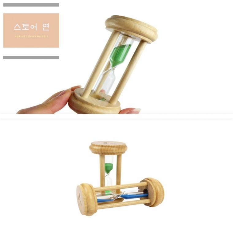 연은마트 3분타이머 모래시계 모래멍 탁상타이머