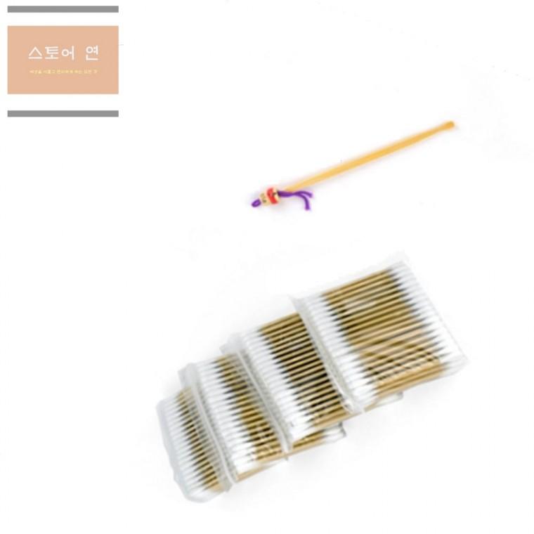 연은마트 귀이개면봉 100개입X4팩 400개 일회용면봉 대용량면봉