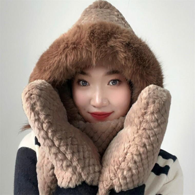 후드머플러 후드목도리 쁘띠목도리 귀여운목도리