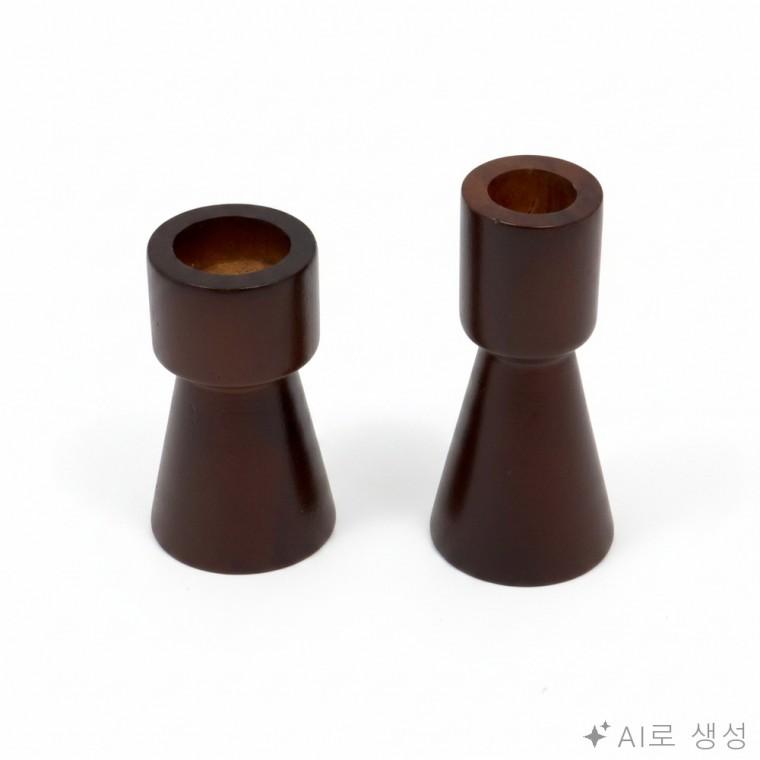 원목 양초 촛대 받침대 장식촛대 티라이트홀더 테이블촛대