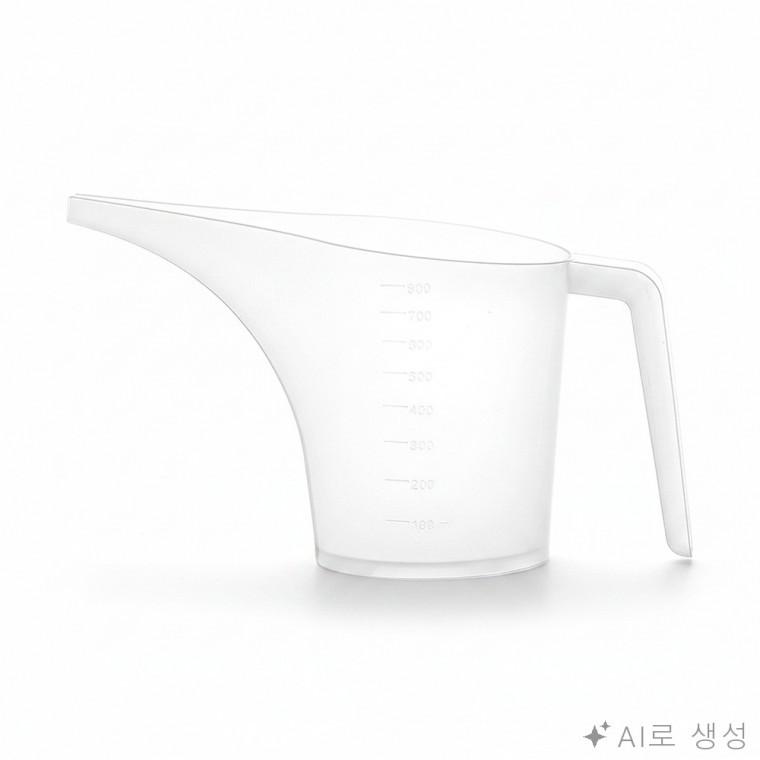 액체 측정컵 계량컵 용기 측정컵눈금용기 물통계량컵 비커계량컵