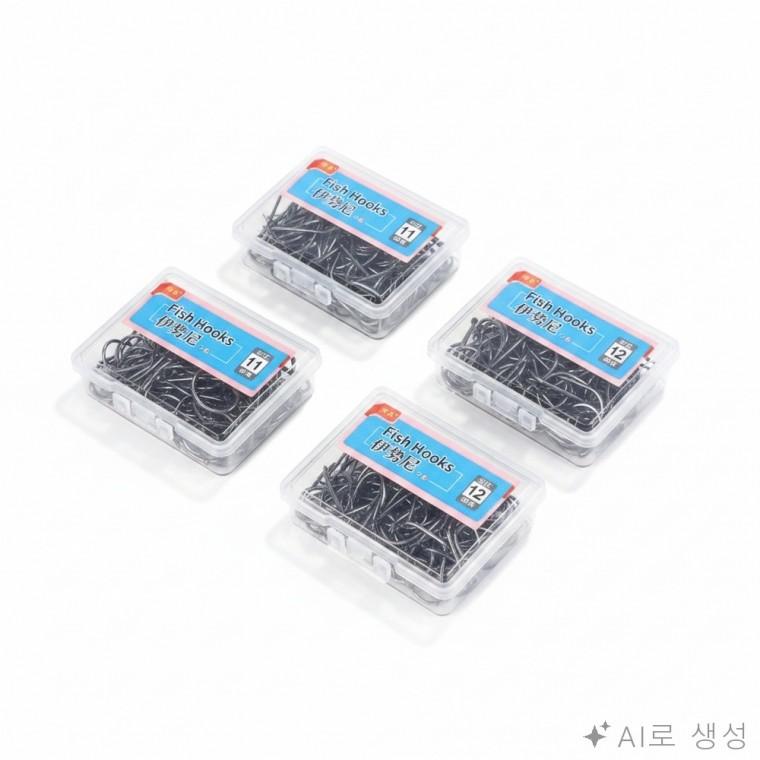바다 낚시 바늘 채비 가지채비 새우바늘 문어채비