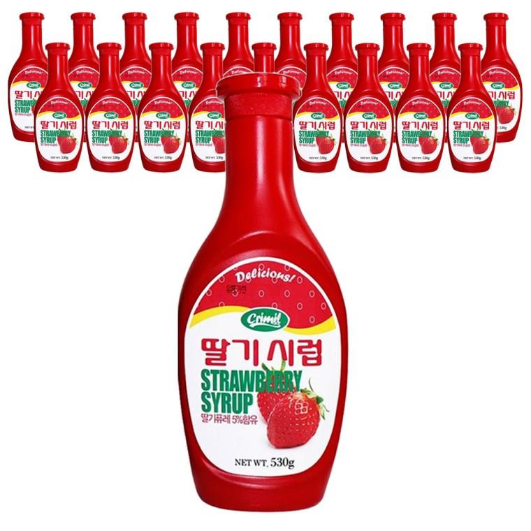 서강유업 딸기시럽 530g x 20개