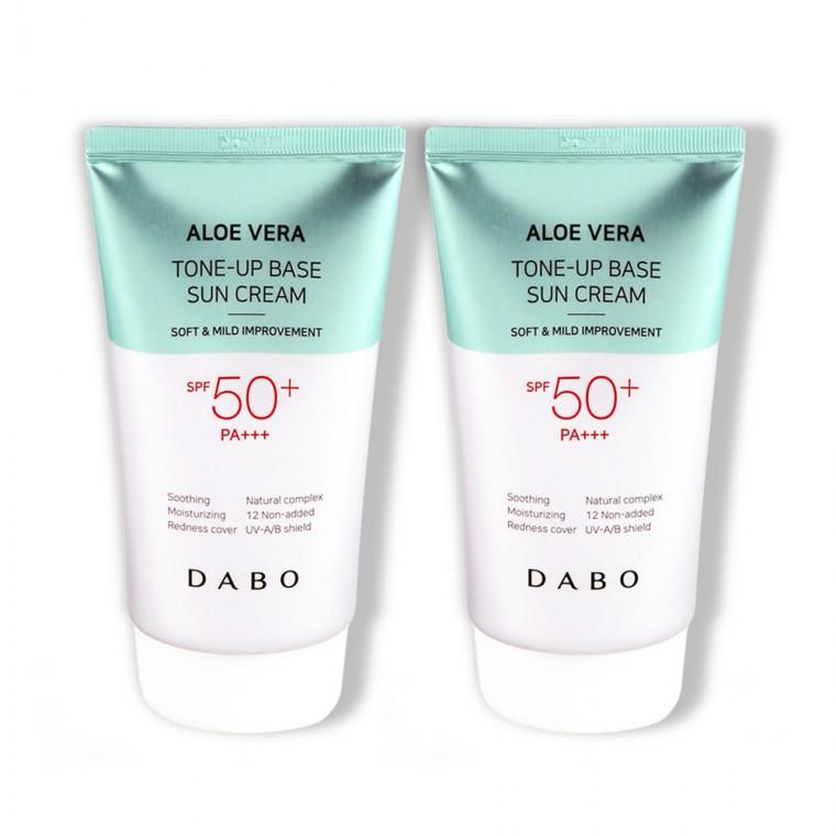 (1플러스1) 다보 알로에 베라 톤 업 베이스 썬크림 70ml / SPF50+