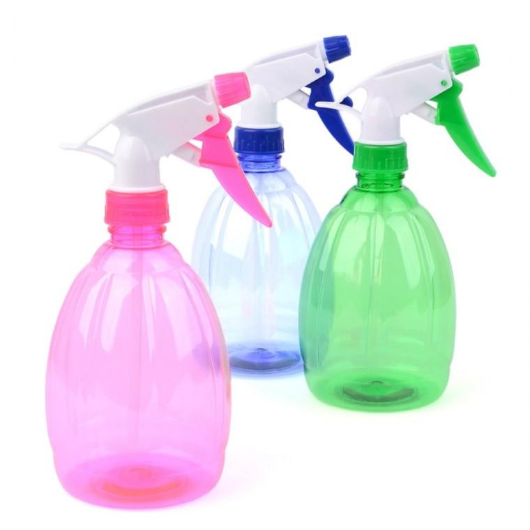 500ml 투명 컬러 분무기 스프레이분무기 가정용분무기 분무기공병