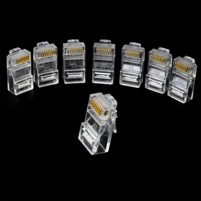 RJ45 플러그 8개입 전선커넥터 컨넥터 rj45커넥터