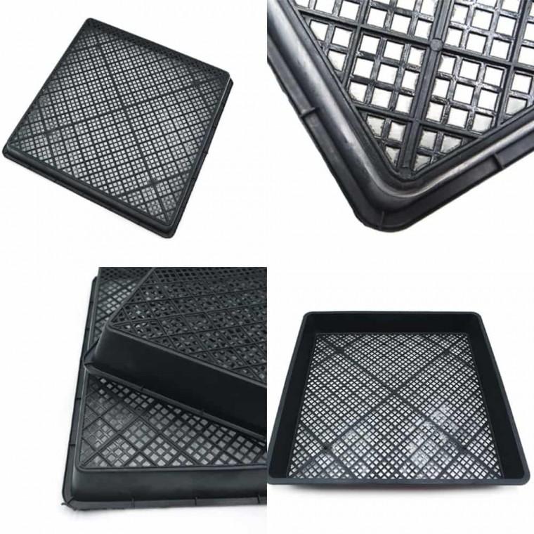 모종판 받침대 42x42cm 정사각형 미니토분 거실화분다이 모판 화분포트 트레이