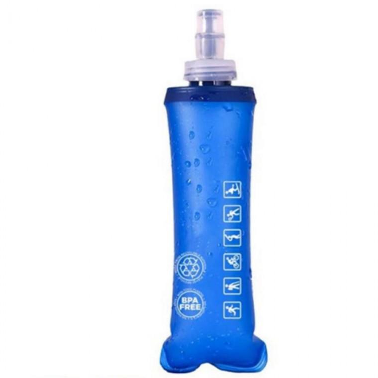 물병 등산 조깅 소프트 플라스크 250ml 휴대용 접이식 말랑한 러닝 물통