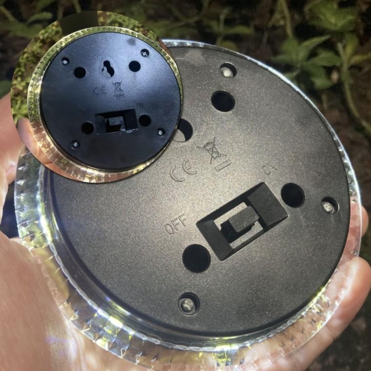 태양열 LED 원형 조명등 110mm 방수등