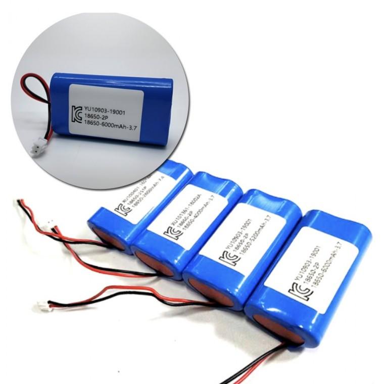 산업용 보호회로 리튬이온 배터리 팩 6000mAh