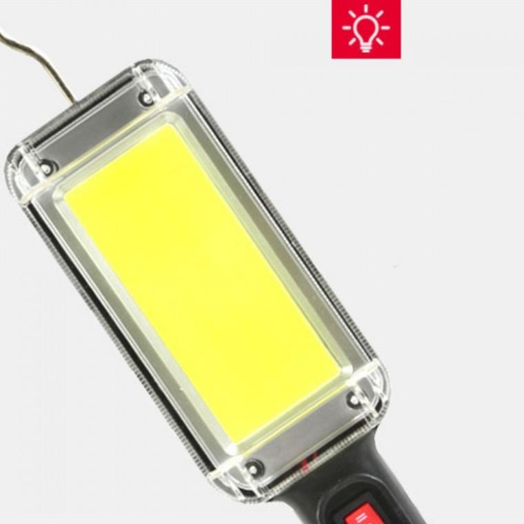 충전식 600 루멘 COB LED 작업등 18650 배터리 포함