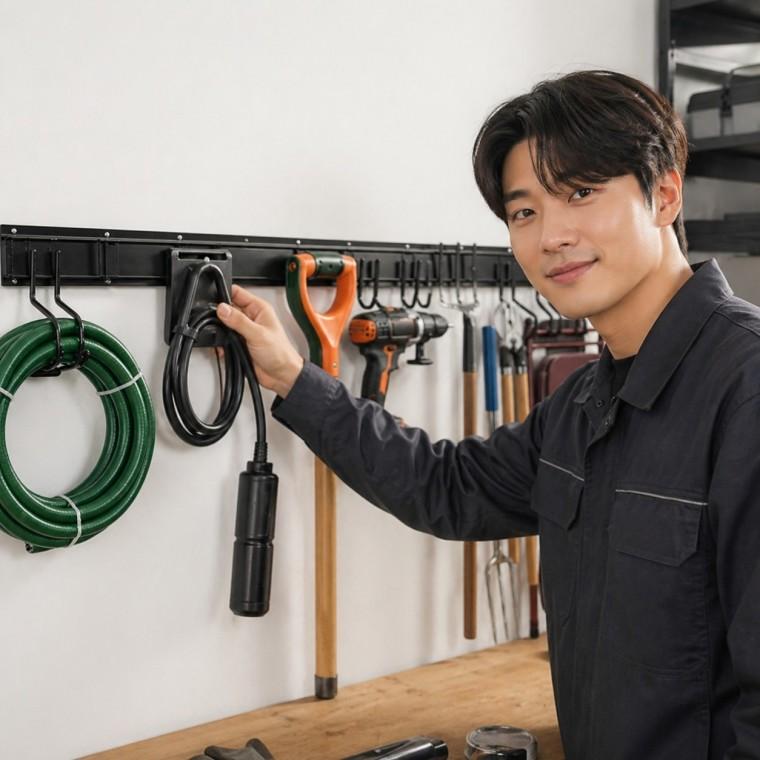 스토리지 후크 레일 공구 걸이 갈고리형 후크