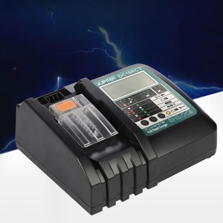 배터리 호환 LED 디스플레이 출력 6.5A 18V 초고속 충전기