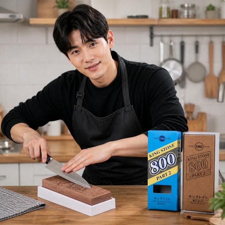 연마 칼갈이 800 방 숫돌