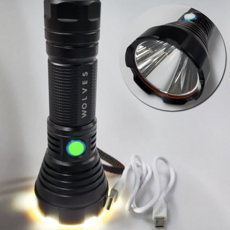 직진성 700 미터 LED 12000 루멘 초강력 랜턴 본품