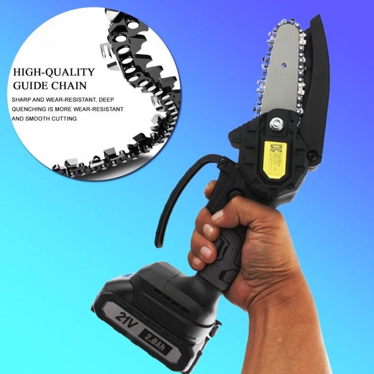 4500rpm 800 와트 4 인치 충전식 체인톱 배터리 포함 세트